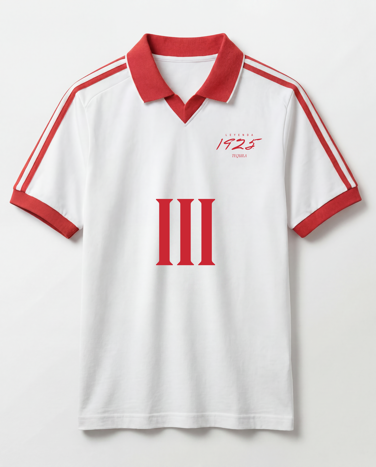 Jersey White & Red - Short Sleeve
