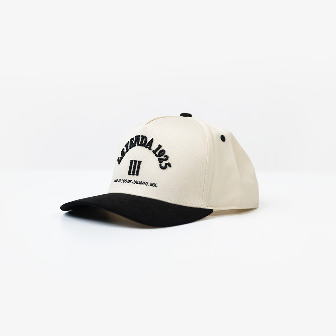 Black & Cream 1925 Hat
