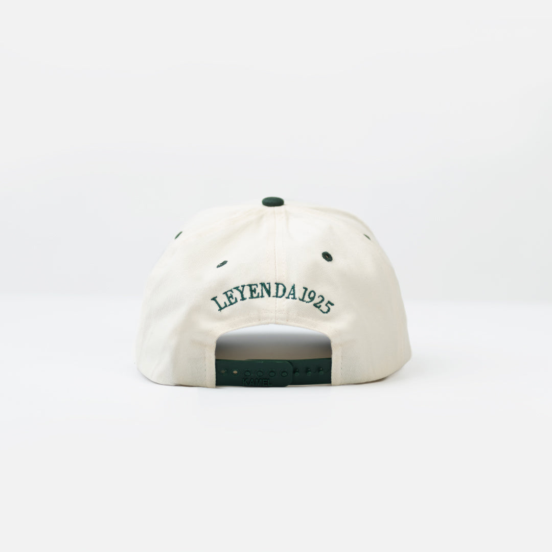 Green & Cream 1925 Hat