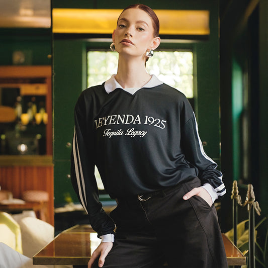 Jersey Black & White - Long Sleeve