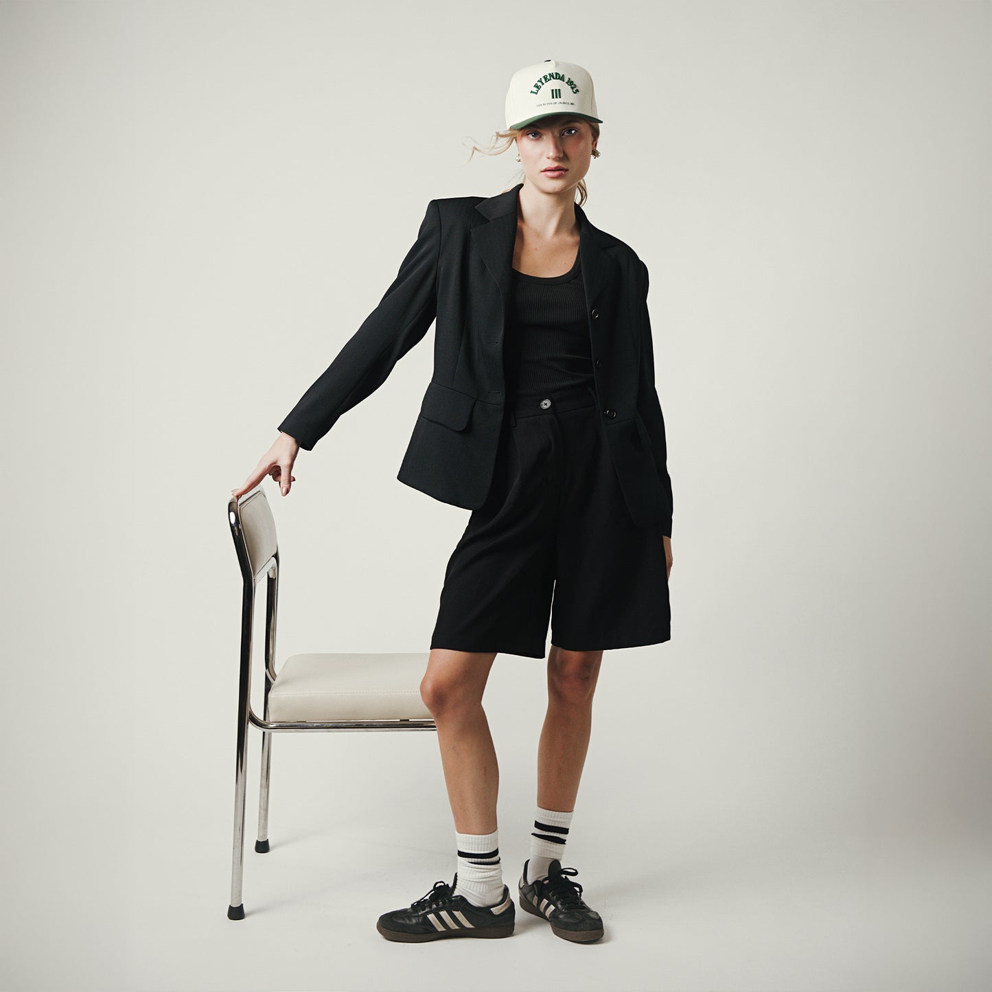 Green & Cream 1925 Hat